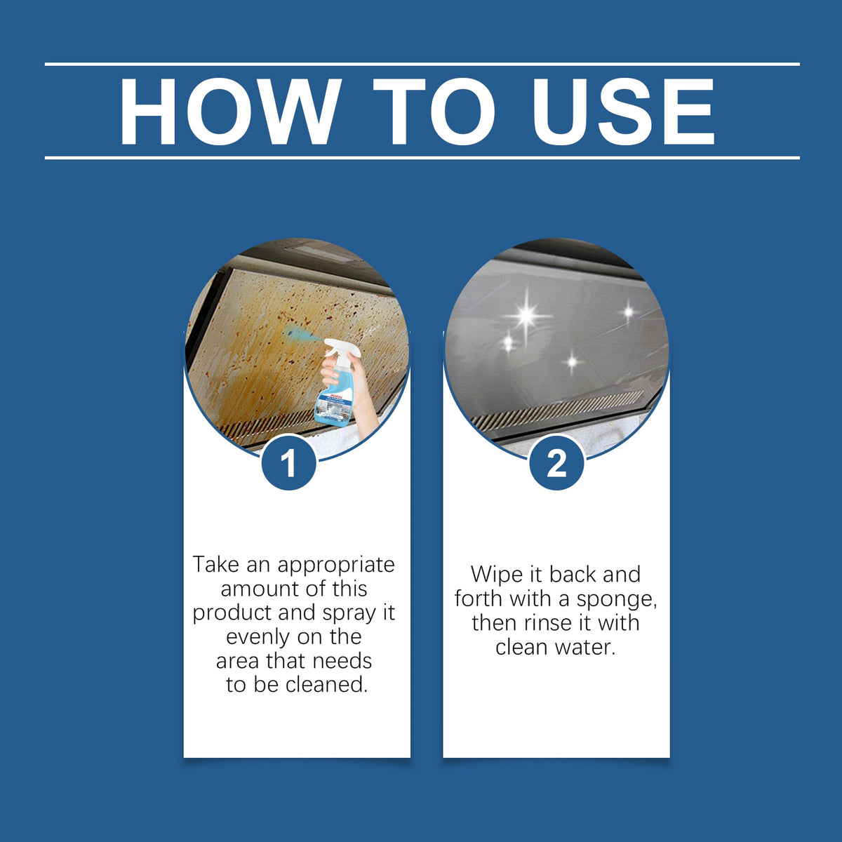 Multi-Surface Foam Cleaner Multi-Purpose Mild Foam Cleaner For Kitchen Cooktops
