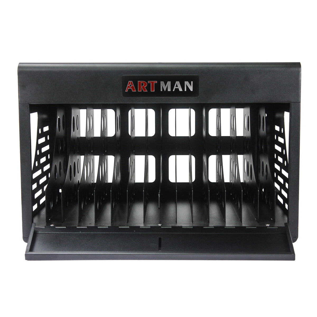 16 Bay Charging Cabinet for Laptop Chromebook Locking Charging Station-BLACK