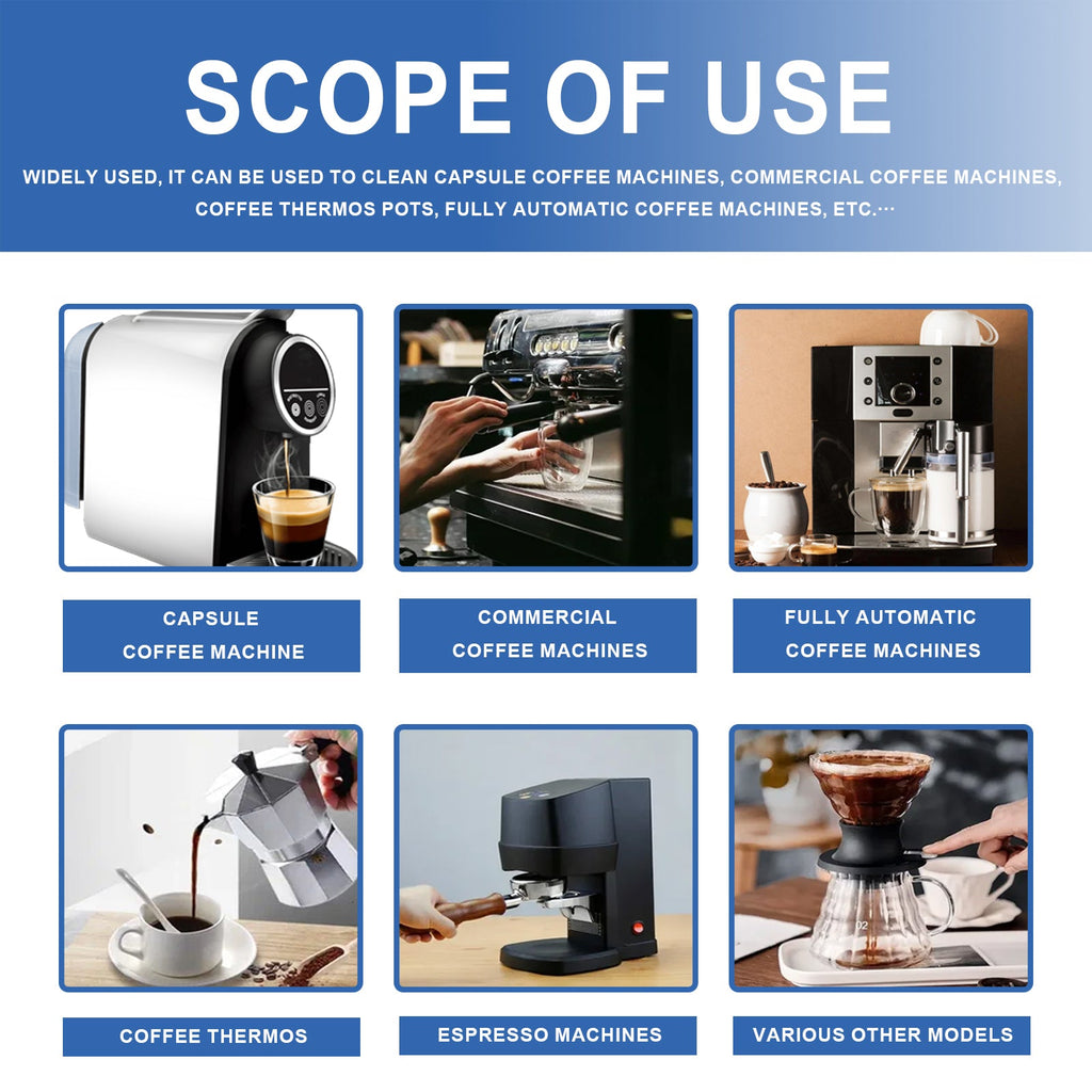 Coffee Machine Cleaning Sheet Coffee Machine Infuser Filter Dirty Stain Scale Cleaning Sheet