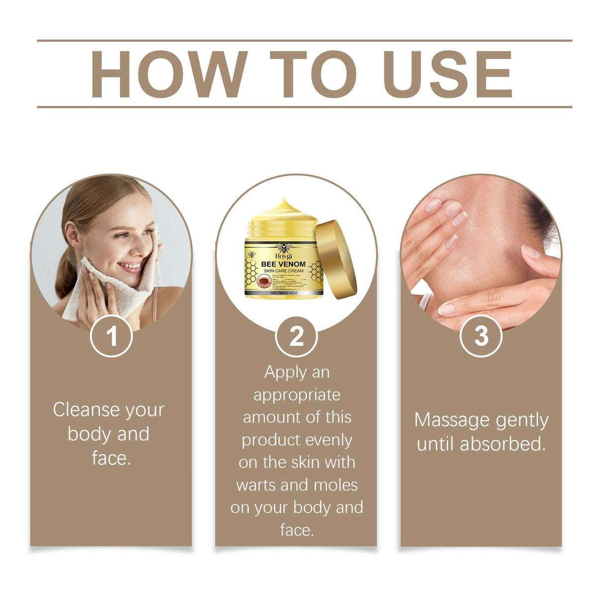 Bee Venom Removal Mole Care Cream