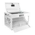 16 Bay Charging Cabinet for Laptop Chromebook Locking Charging Station-WHITE