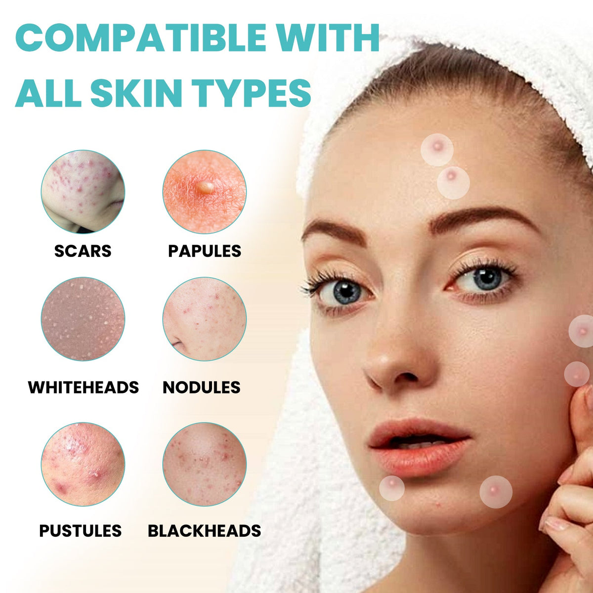 Acne Patch Repair Acne Patch Pore-Cleansing Invisible Breathable Concealer Waterproof Acne Patch