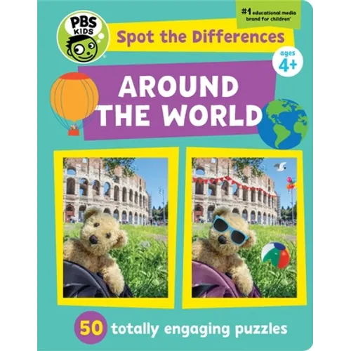Spot the Differences: Around the World: 50 Totally Engaging Puzzles! - Hardcover
