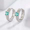 925 sterling silver daily versatile platinum plated earrings jewelry