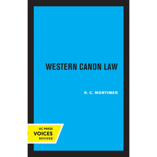 Western Canon Law - Paperback