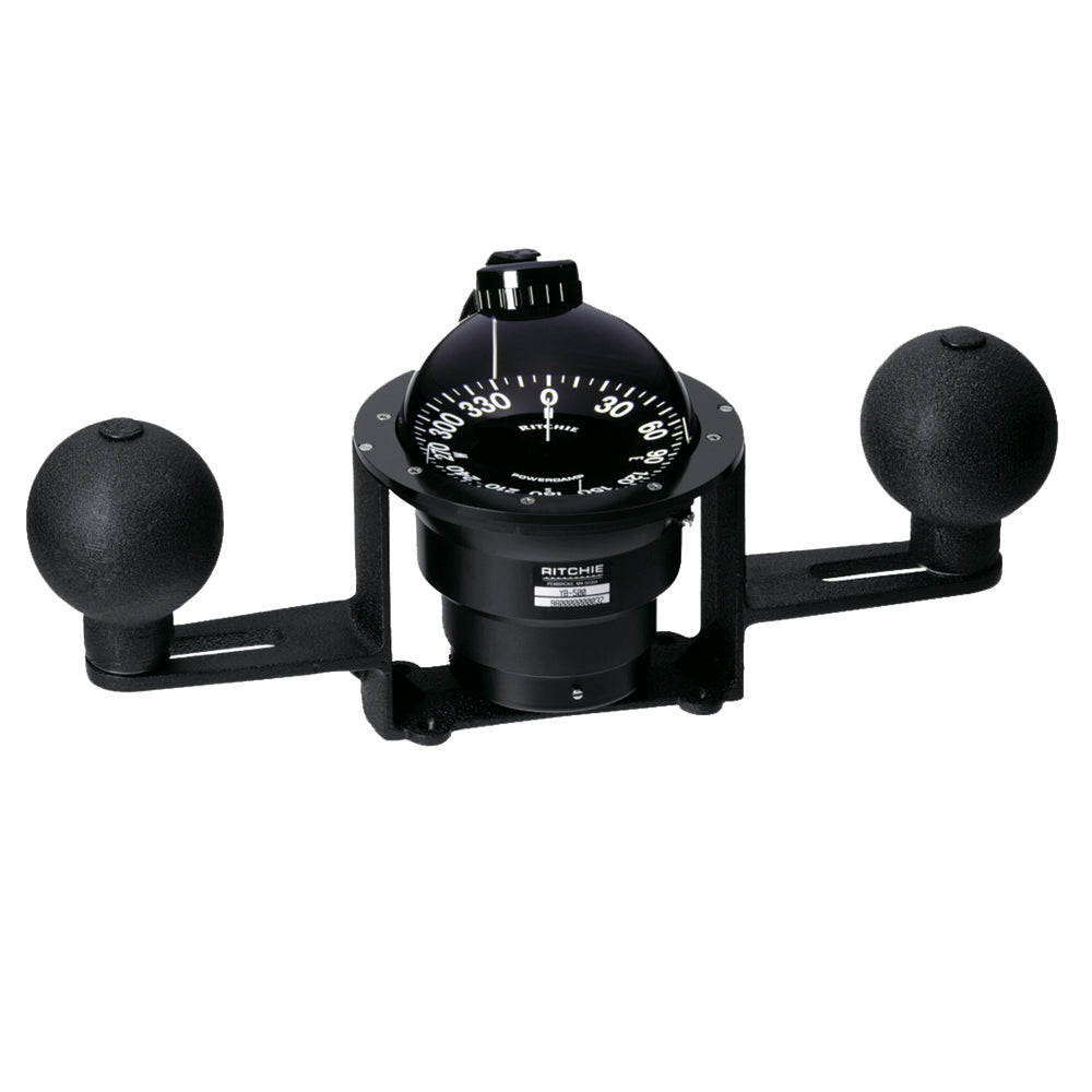 Ritchie YB-500 Globemaster Compass - Yoke Mounted - Black - 5 Degree card - 12V [YB-500-2P12]