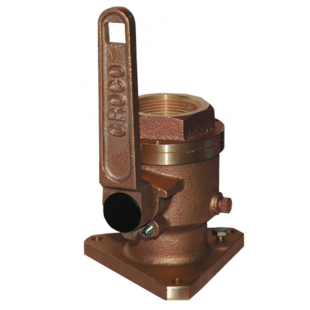 GROCO 4" Bronze Flanged Seacock [BV-4000]