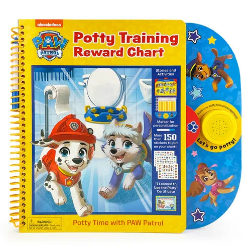Paw Patrol Potty Training Reward Chart - Spiral