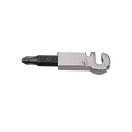 1/4" Bit Adapter- Short, 4 slots