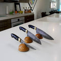 Custom Handmade 13” Damascus Hunting Knife – Buffalo Horn Handle, Steel Bolster & Leather Sheath | Best Steel for Knives