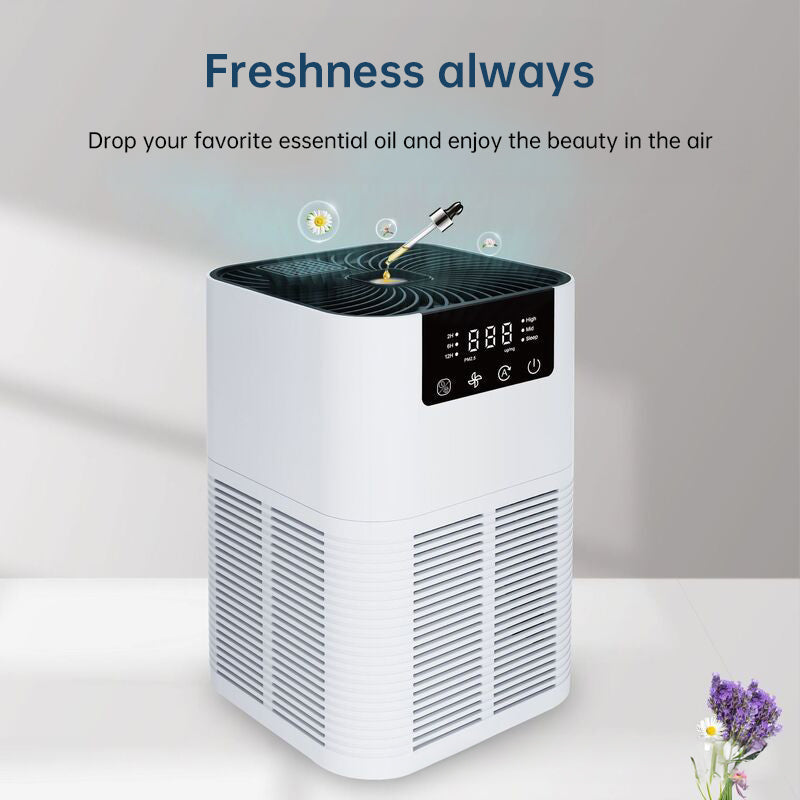 Negative ion desktop air purifier indoor formaldehyde sterilization and odor removal