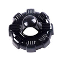 Radio Antenna Base Cover Trim Antenna Mount Decoration Bezel for Wrangler JL 2018-2022 (Black/ Red/ Silver)