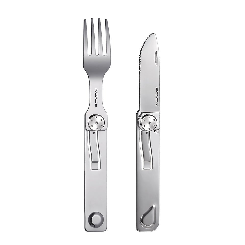 2-in-1 Folding Cutlery Set Knife & Fork