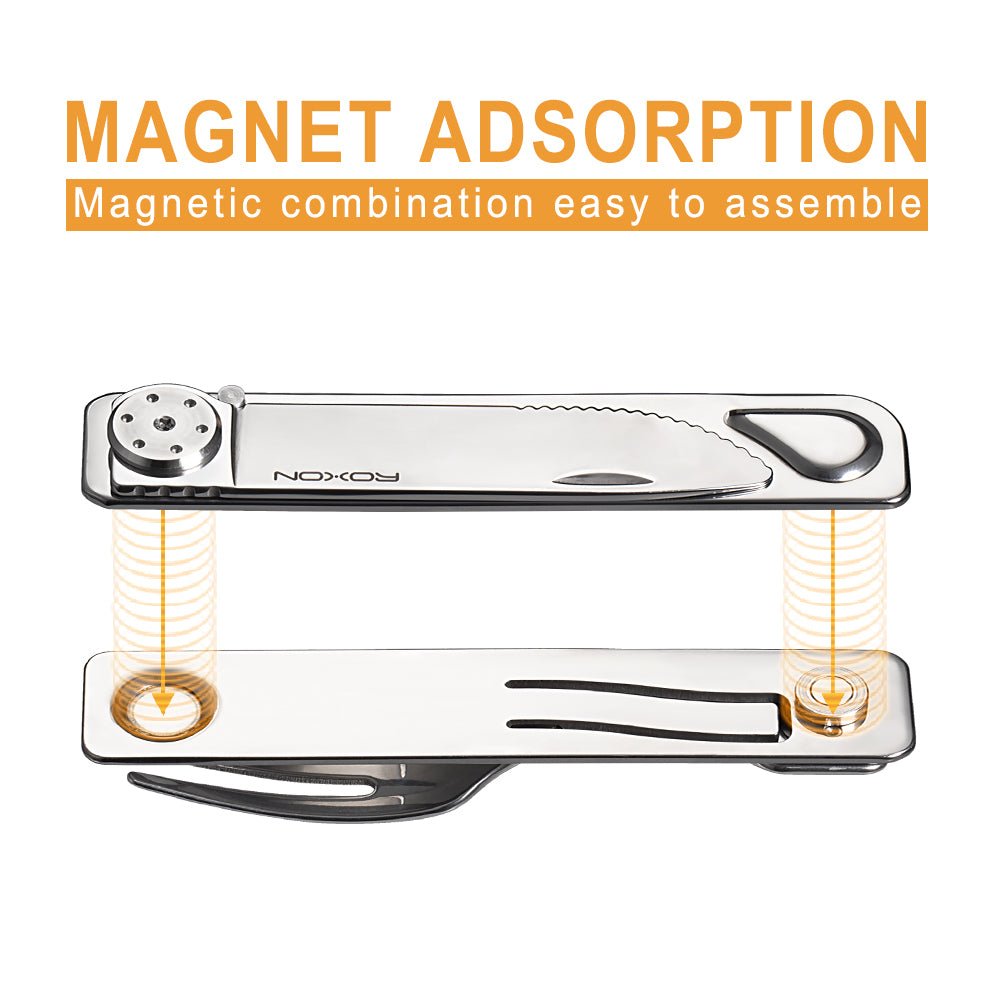 2-in-1 Folding Cutlery Set Knife & Fork