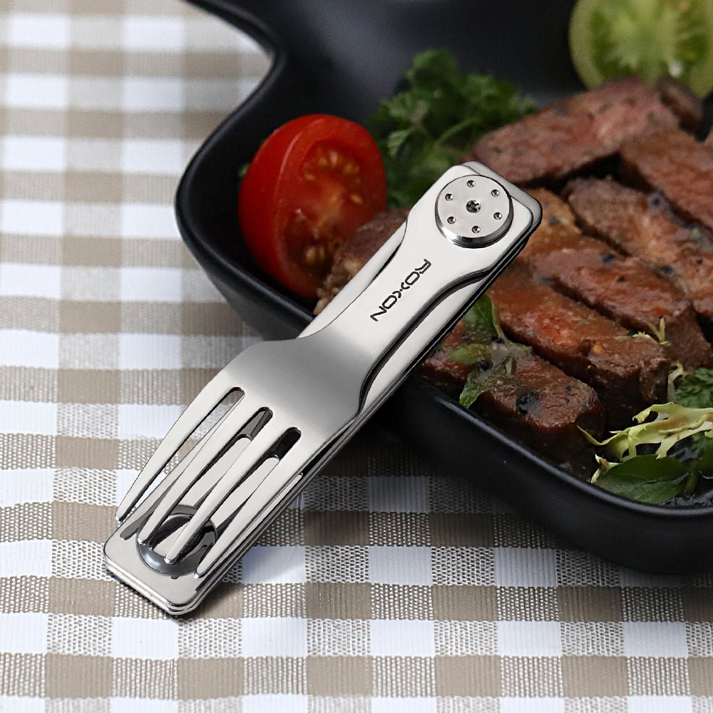 2-in-1 Folding Cutlery Set Knife & Fork