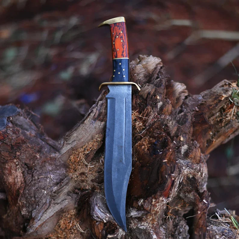 Handmade Damascus Steel Bowie Knife