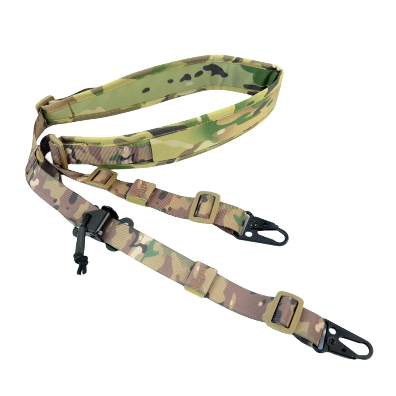 Hunting Rifle Tactical Sling Removable 2 Point Padded Combat Modular Shooting Equipment MC Strap Accessories