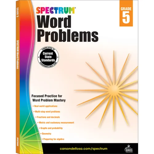 Word Problems, Grade 5: Volume 78 - Paperback