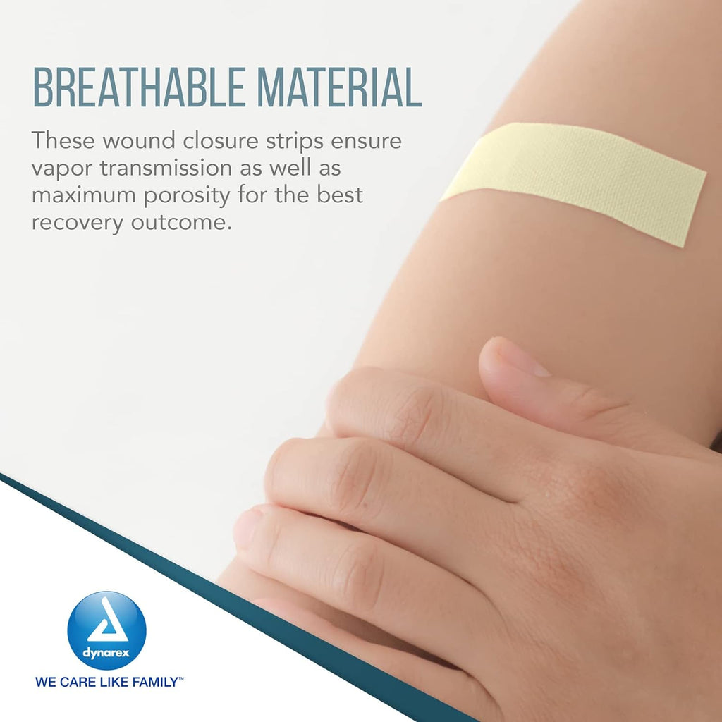 1/2" x 4" SecureStrip Adhesive Wound Closures, 6 per pouch