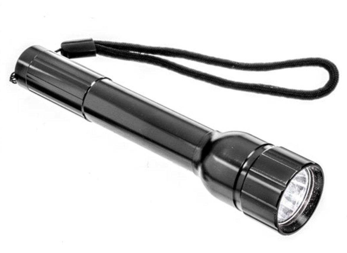Quake Kits Aluminum LED Flashlight - 375 Lumens
