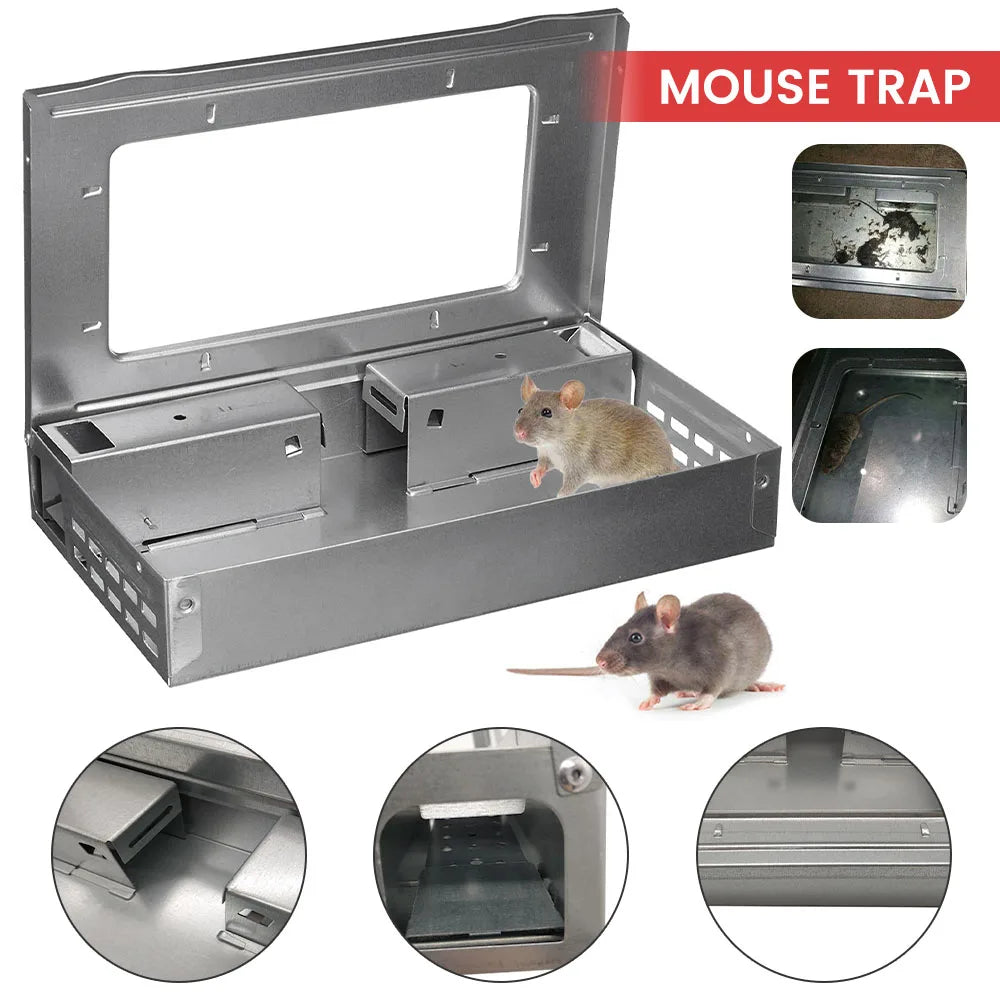 High Sensitive continuous & Effective & Reusable Rat mice mouse Trap Cage for Continuous Catching/ Pest Control