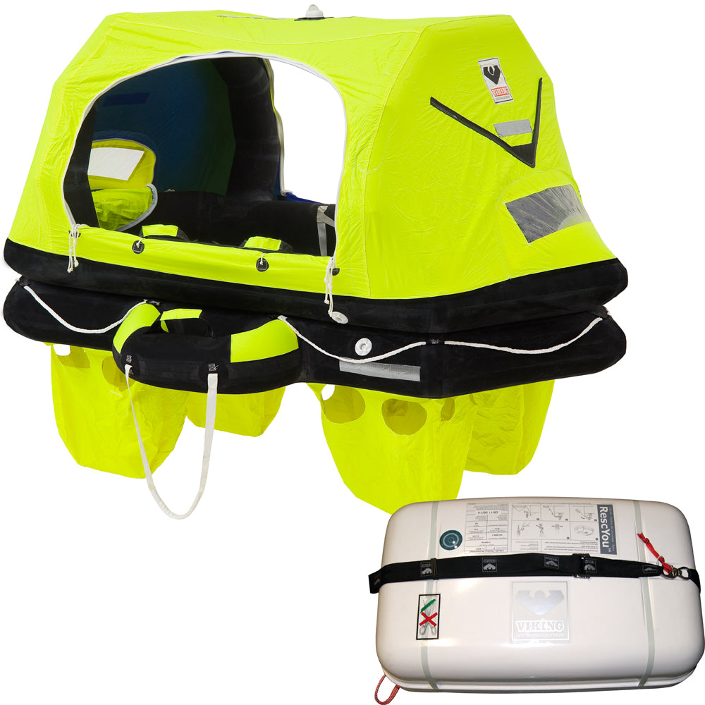 VIKING RescYou Pro Liferaft 4 Person Container Offshore Pack [L004US0285AME]