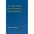 Usage of Idem, Ipse and Words of Related Meaning - Paperback