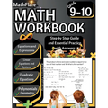 MathFlare - Math Workbook 9th and 10th Grade: Math Workbook Grade 9-10: Equations and Expressions, Linear Equations, System of Equations, Quadratic Eq - Paperback