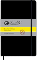 Piccadilly Essential Notebook Medium - Black - Graph by Unkn