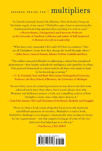 Multipliers: How the Best Leaders Make Everyone Smarter
