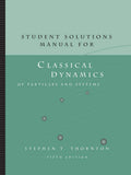 Student Solutions Manual for Thornton/Marion's Classical Dyn