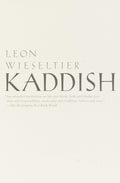 Kaddish by Wieseltier, Leon