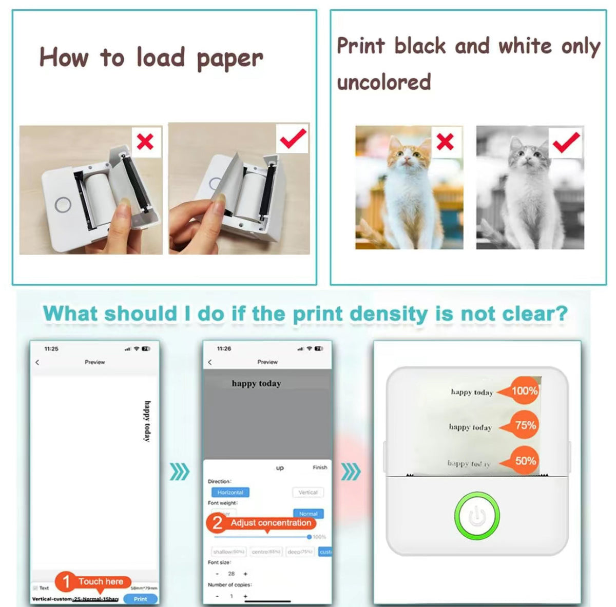 PrintiGo Mini Printer