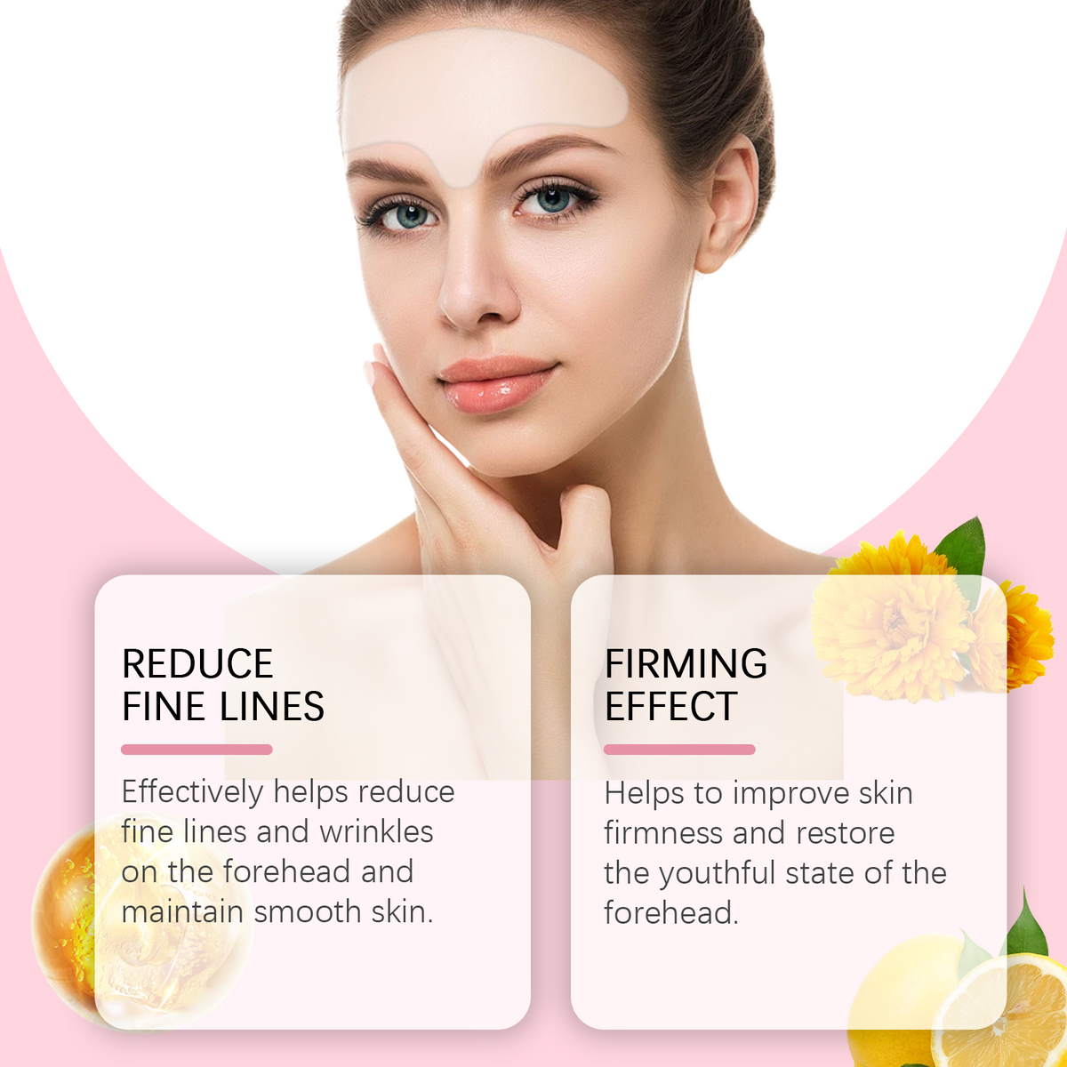Forehead Patch Lifts, Nourishes, Nourishes, Moisturizes And Reduces Wrinkles