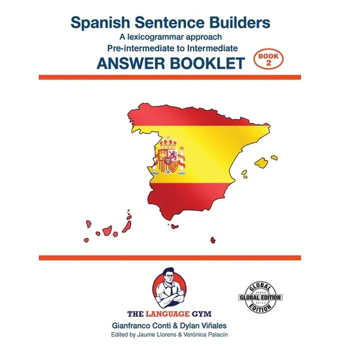 SPANISH SENTENCE BUILDERS - Pre - I - ANSWER BOOK: Sentence Builder - Paperback