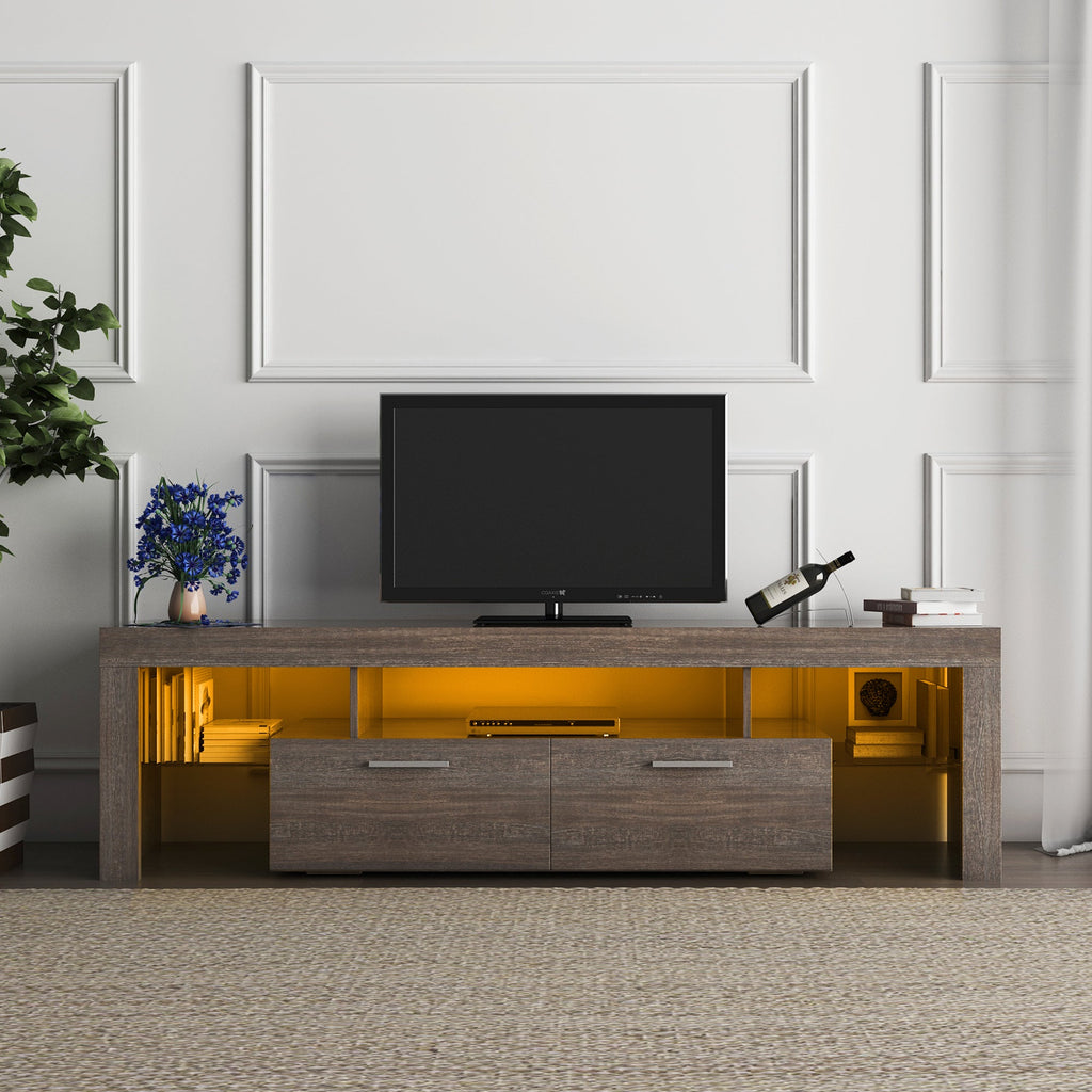 20 minutes quick assembly brown simple modern TV stand