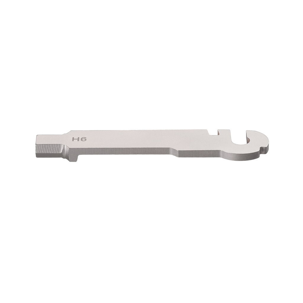 6mm Hex Wrench- Short, 2 slots