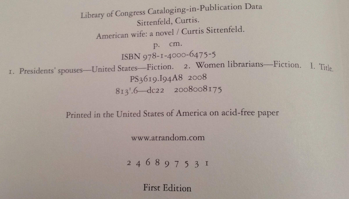 American Wife: A Novel by Sittenfeld, Curtis