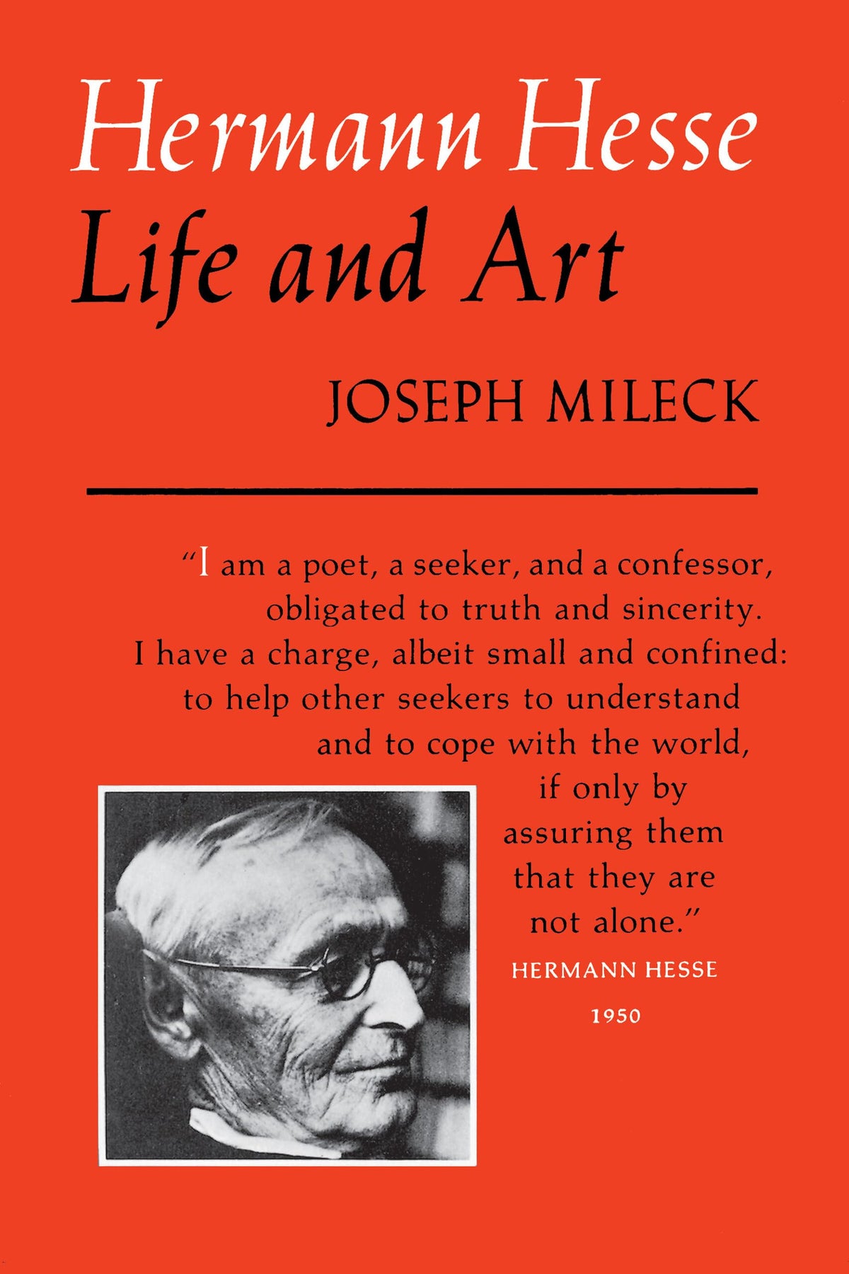 Hermann Hesse: Life and Art by Mileck, Joseph