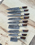 Handmade kitchen knife set