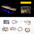 DIY building block lighting compatible with LEGO 10294 Titanic LED lights