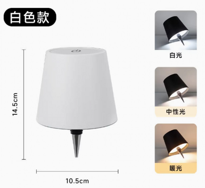 LED Creative Wine Bottle Light for Bar: Movable, Rechargeable, RGB Dimmable Decorative Bottle Lamp