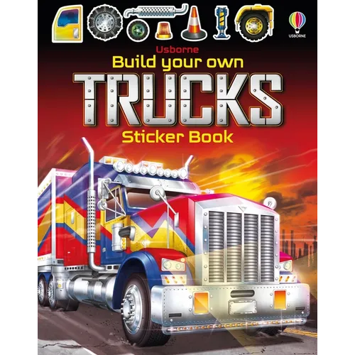 Build Your Own Trucks Sticker Book - Paperback