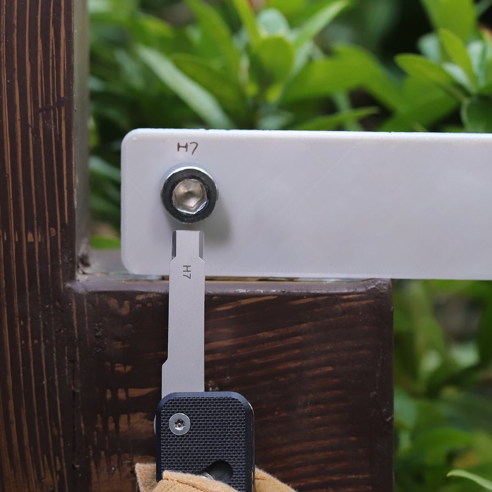 7mm Hex Wrench- Short, 2 slots