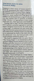 Teaching Kids to Sing by Phillips, Kenneth H.