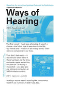 Ways of Hearing (Mit Press) by Damon Krukowski