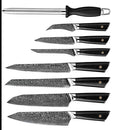 DAMASCUS KITCHEN KNIVES SET