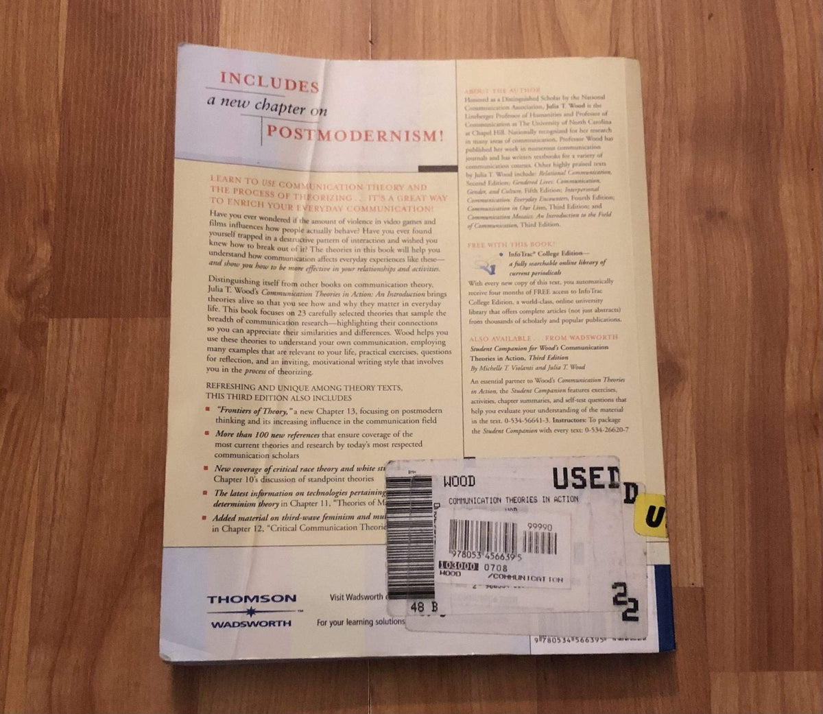 Communication Theories in Action: An Introduction (with Info