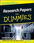Research Papers for Dummies by Geraldine Woods
