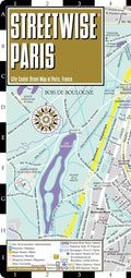 Streetwise Paris Map - Laminated City Center Street Map